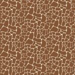 Animal Kingdom Giraffe Mini Brown Cotton