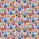 Love You Gnome-atter What Set Gnomes Blue Cotton