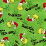 Dr Seuss How The Grinch Stole Christmas Green Cotton
