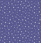 Haunted House Glow in the Dark Stars on Spooky Blue Cotton