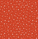 Haunted House Glow in the Dark Stars on Orange Cotton