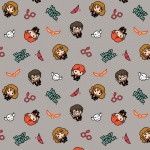 Grey Harry Potter Kawaii Trio Toss Cotton