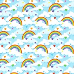 Rainbows on Sky Blue Jersey