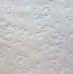 Embossed Lamb Spa Ivory Plush