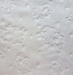 Embossed Lamb Spa Ivory Plush