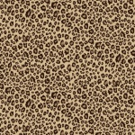 Animal Kingdom Leopard Mini Brown Cotton