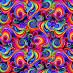 Butterfly Magic Swirls Cotton