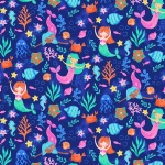 You Are Mer-Mazing Mermiads Under the Sea Cotton