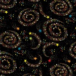 Milky Way Galaxy Black Cotton