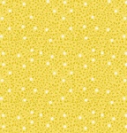 Spring Treats Mini Heart Floral Yellow Cotton