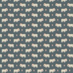 Nordiska Floral Bears Cotton