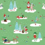 Pixie Noel 2 Main Green Cotton