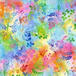 Butterfly Bliss Rainbow Wildflower Cotton