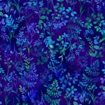 Butterfly Bliss Royal Wildflower Cotton