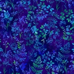Butterfly Bliss Royal Wildflower Cotton