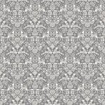 Scandi 22 Folk Grey Cotton Metallic