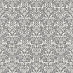 Scandi 22 Folk Grey Cotton Metallic