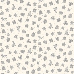 Scandi 22 Scatter Grey Cotton Metallic