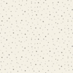 Scandi 22 Stars Grey on Cream Cotton Metallic