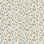 Scrabble Tile Toss Cotton