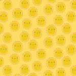 Summer Fun Sunshine Yellow Cotton