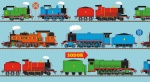 Thomas & Friends Train Line Blue Panel