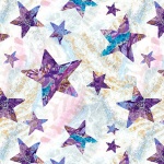 Unicorn-O-Copia Stars Cotton