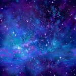 Unicorn Dreams Royal Galaxy Cotton