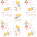 White Disney Tinkerbell Pixie Magic Cotton