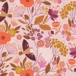 Wild Owl Pale Pink Cotton