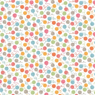 Cat's Meow Yarn Balls Multi Cotton